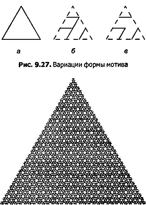 Сетка-рептилия, полученная путем вариации