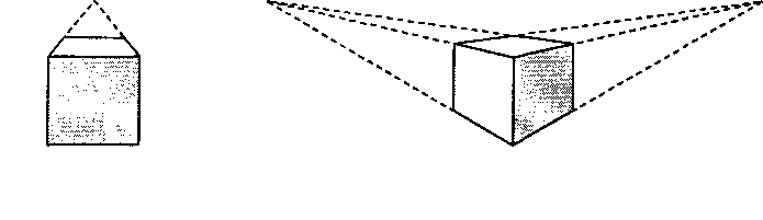 Перспективные изображения куба