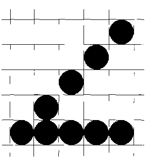 Линии различной длины, изображенные с помощью одинакового количества пикселей в каждой линии