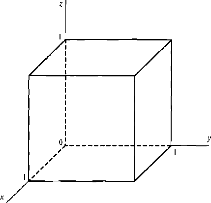 Куб с единичной длиной ребра